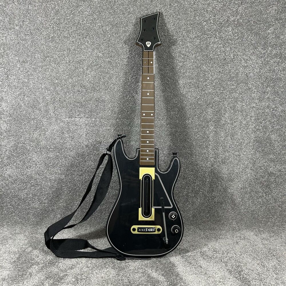 Guitar Hero Activision Power Wireless Guitar Model 0000654 PS3 Xbox 360 Untested